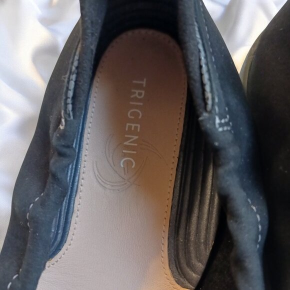 Clarks Tri Adapt Trigenic Shoes - Black Nubuck Leather, Size 8.5, New in Box - Picture 8 of 12